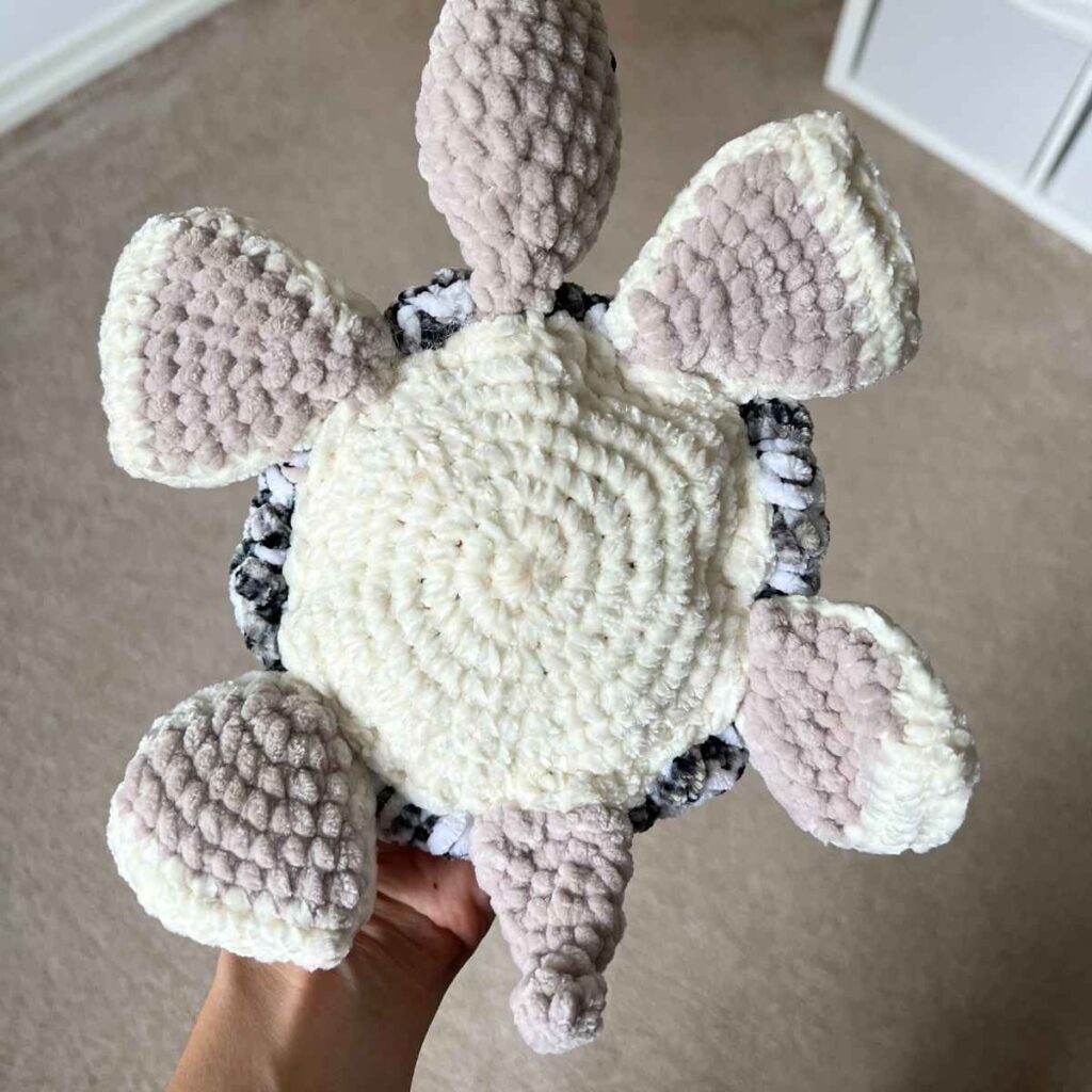 crochet sea turtle plastron