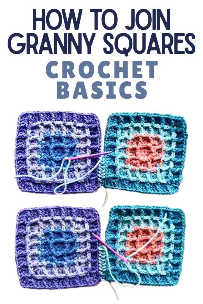 photo of how to join granny squares