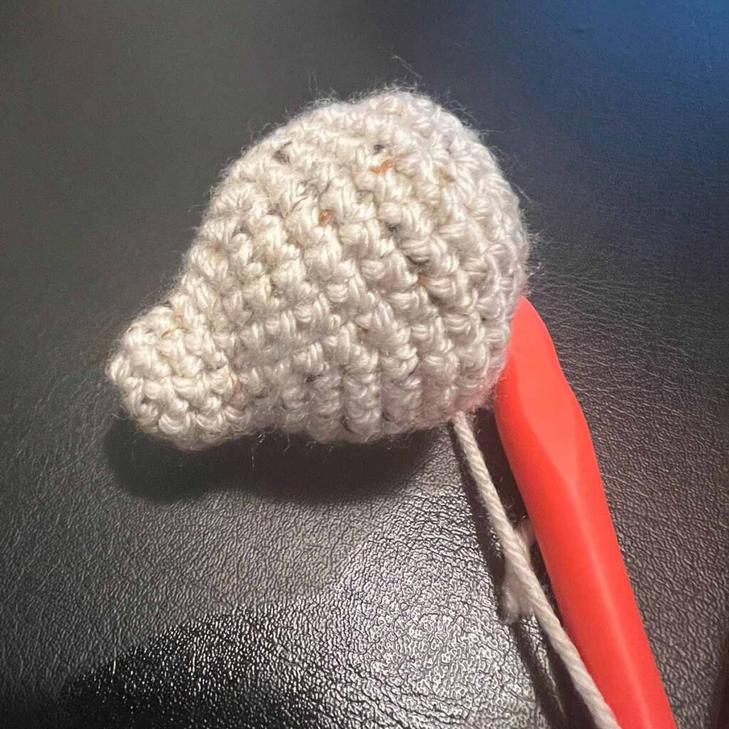 crochet alpaca head