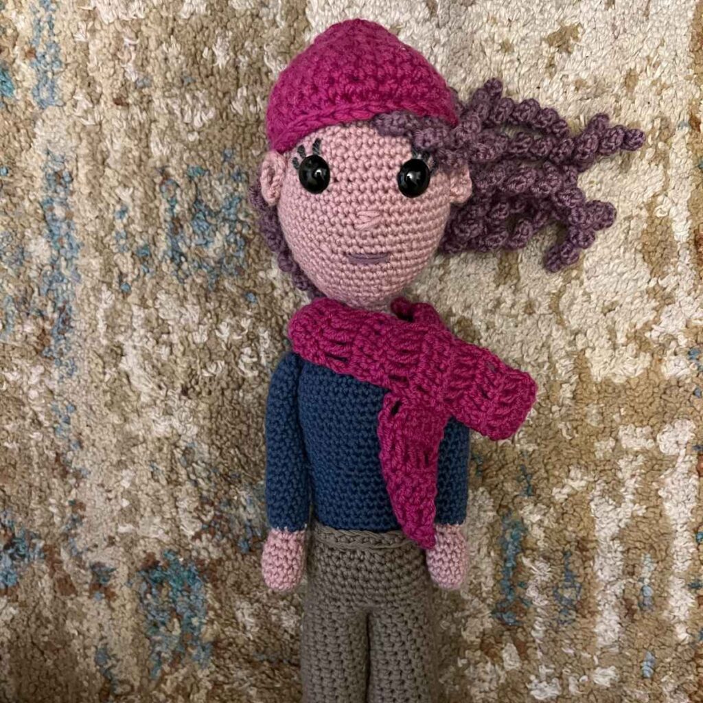 winter crochet doll pattern