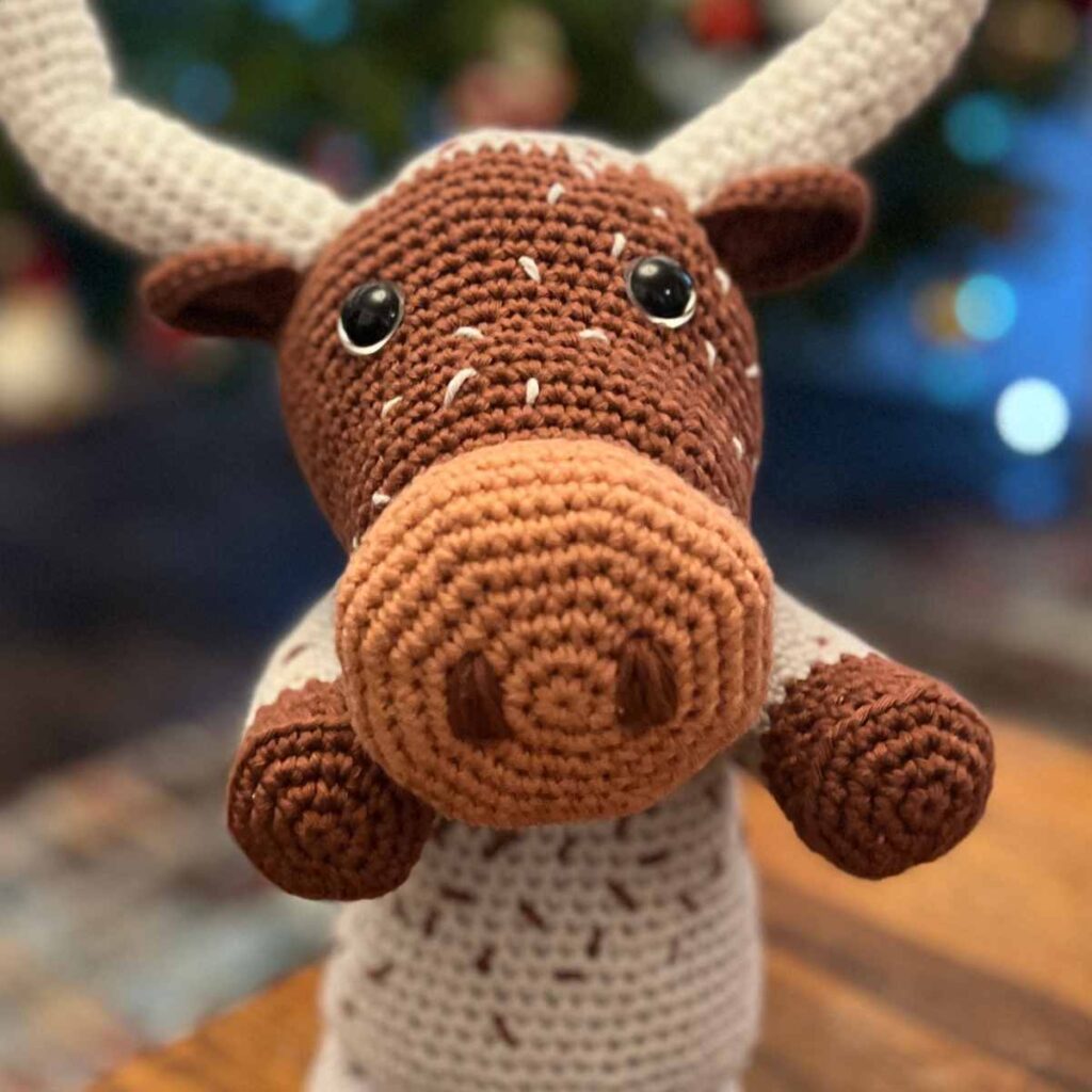 crocheting cow nose