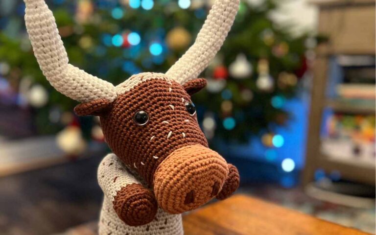 Crochet Texas Longhorn Cow Pattern