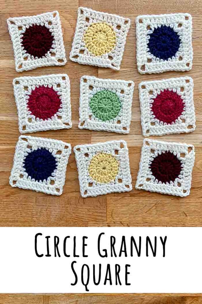 circle granny square pin
