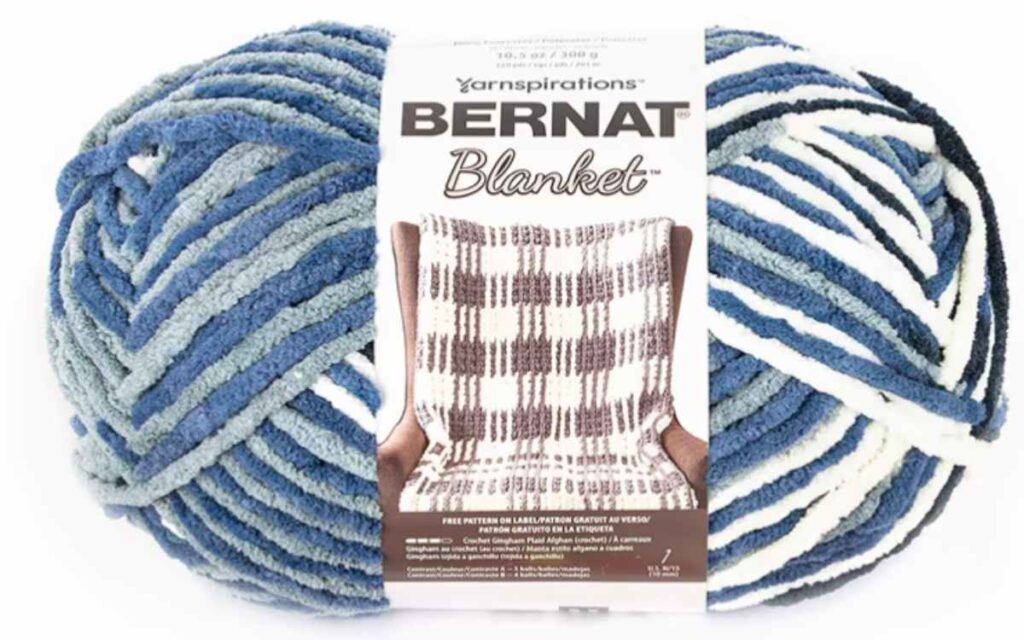 an image showing bernat blanket yarn