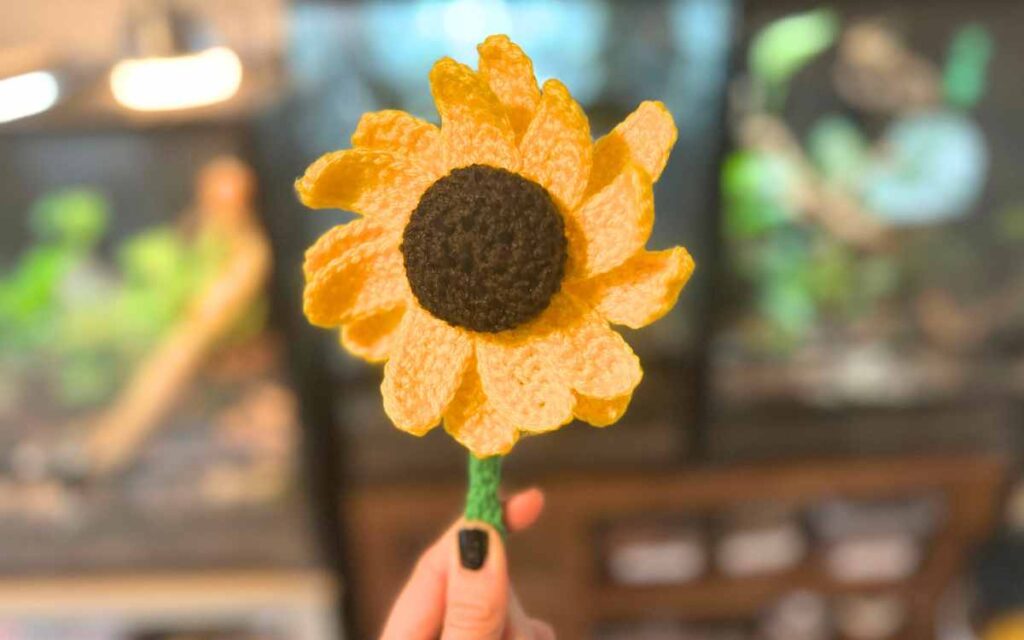 crochet sunflower pattern