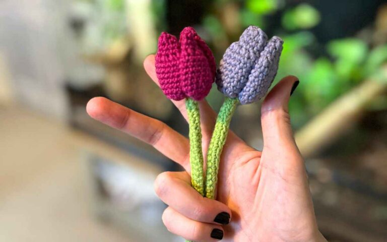 How To Crochet Realistic Tulip Flowers