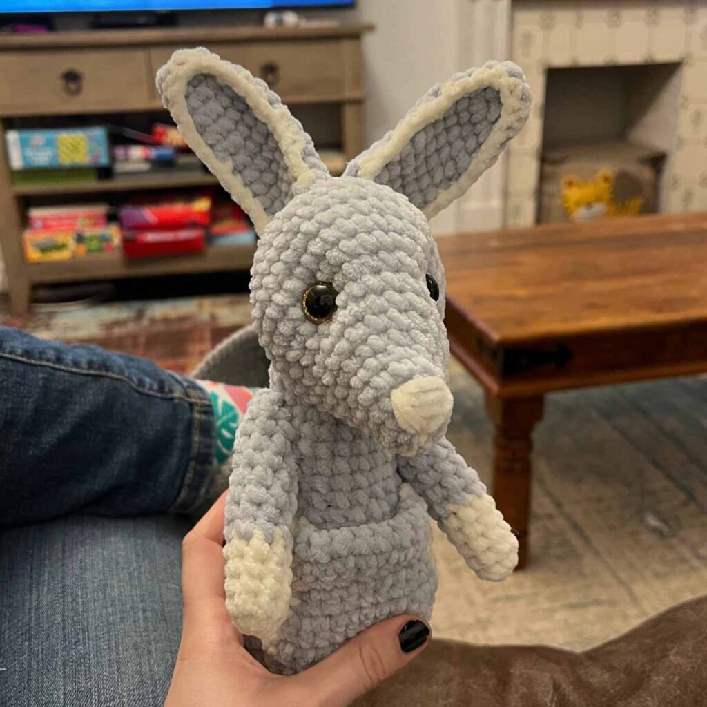 crochet wallaby arms