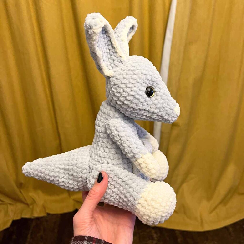 crochet wallaby tail