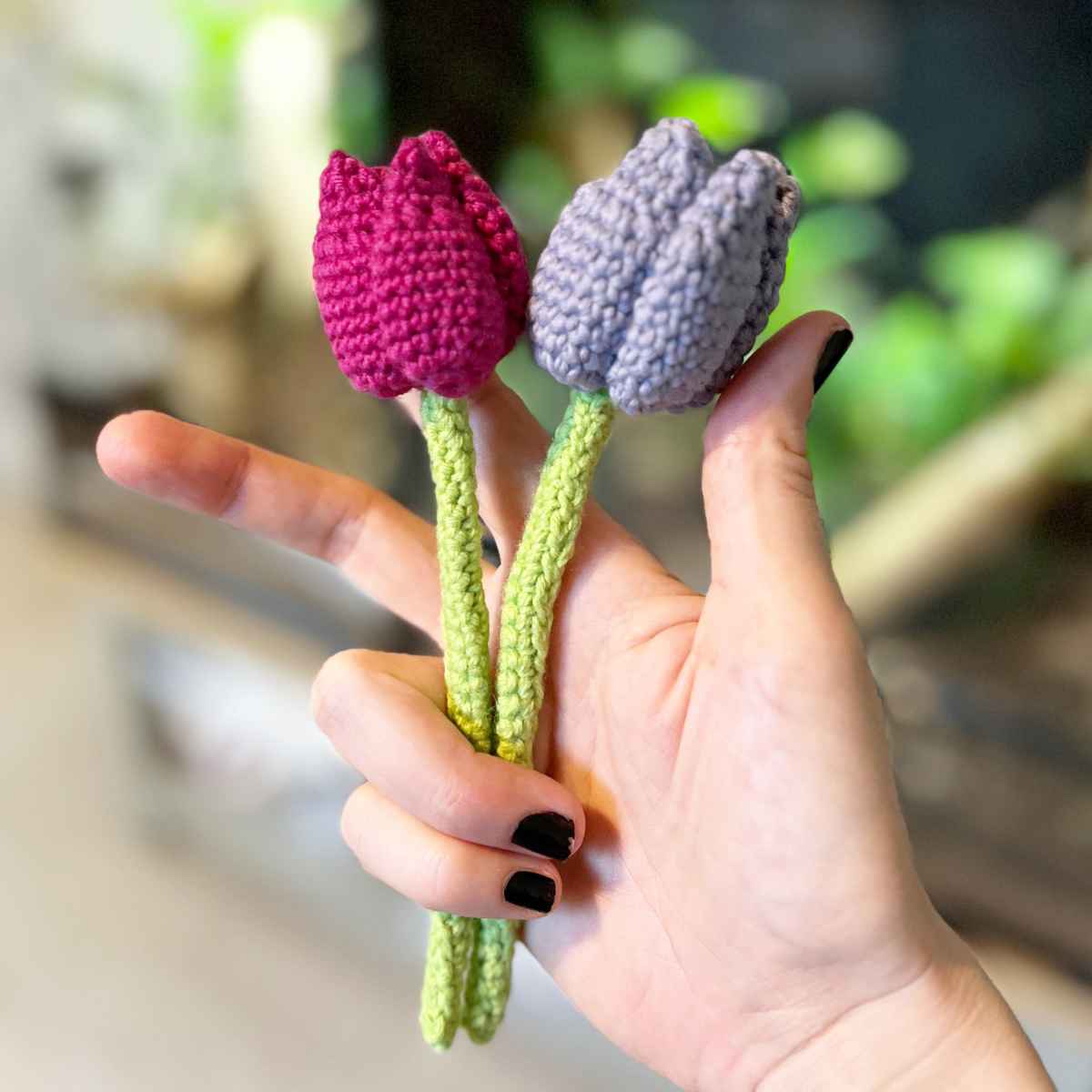 crochet tulips