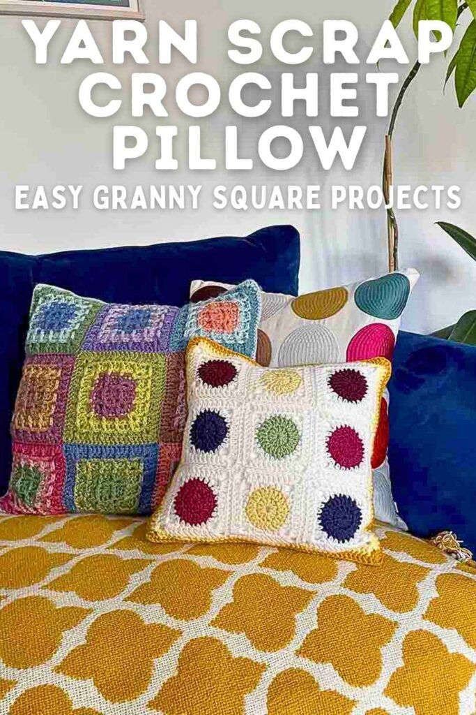 photos of crochet pillows