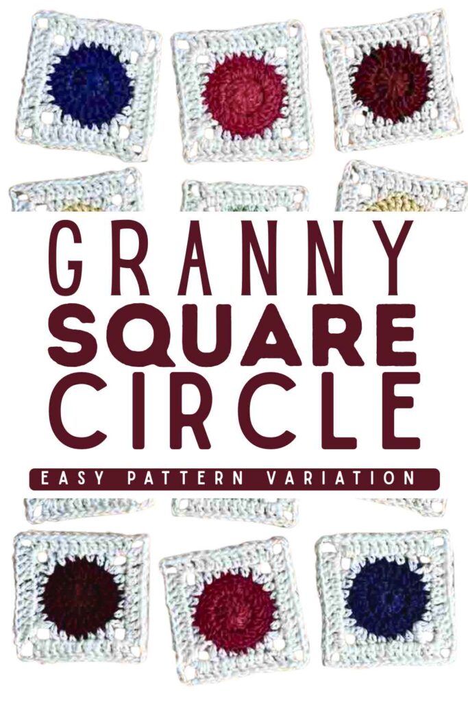 photo of granny square circles