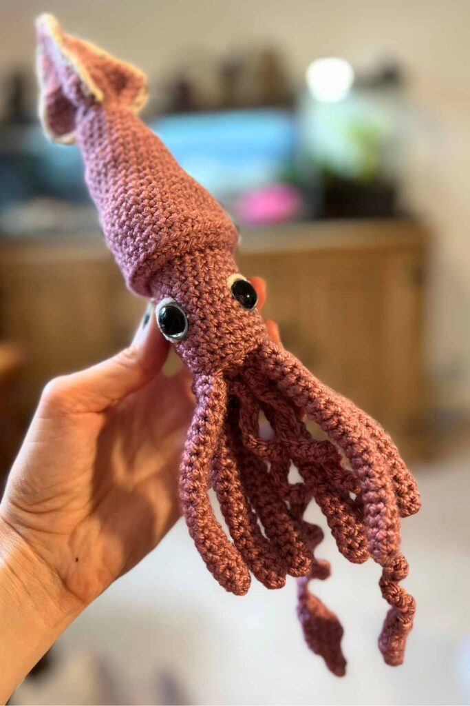 crochet squid tentacles