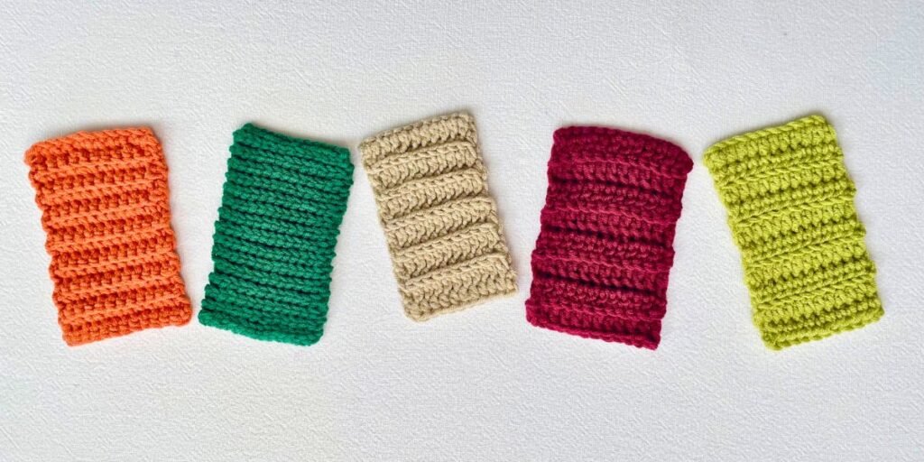 crochet ribbing header