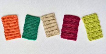crochet ribbing header