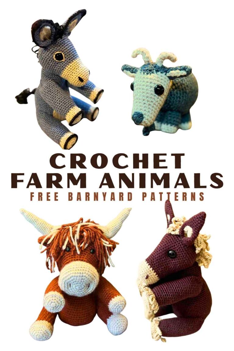 11 Awesome Free Crochet Farm Animal Patterns