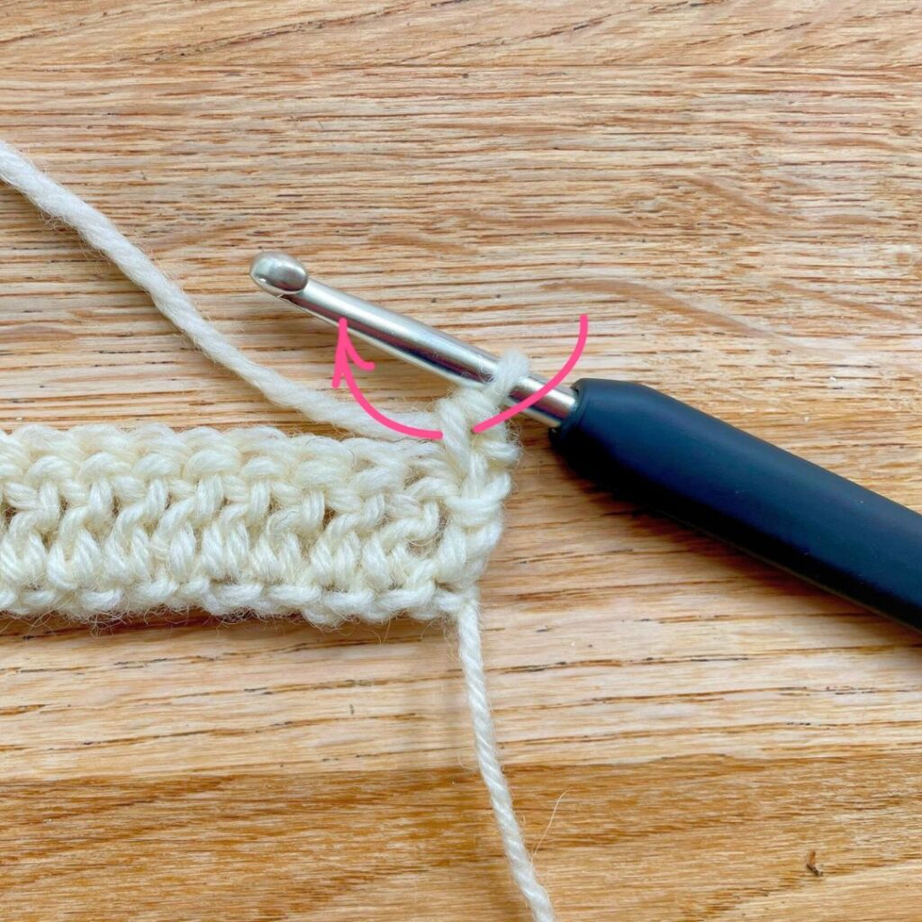 how to make a stacked single crochet