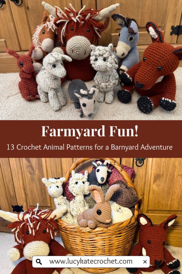 11 Awesome Free Crochet Farm Animal Patterns