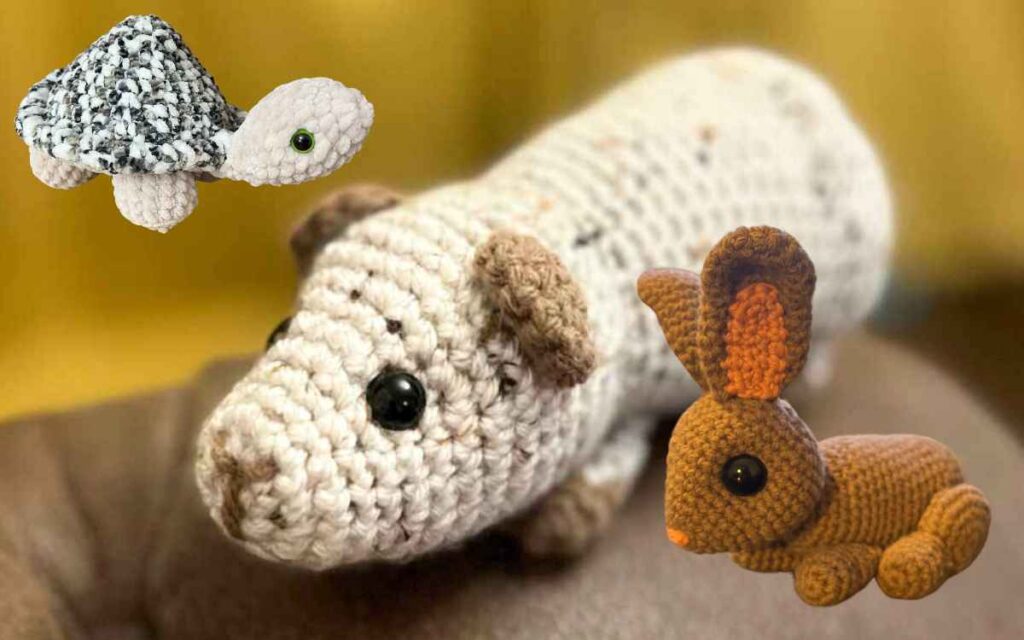 image showing some of my crochet pet patterns
