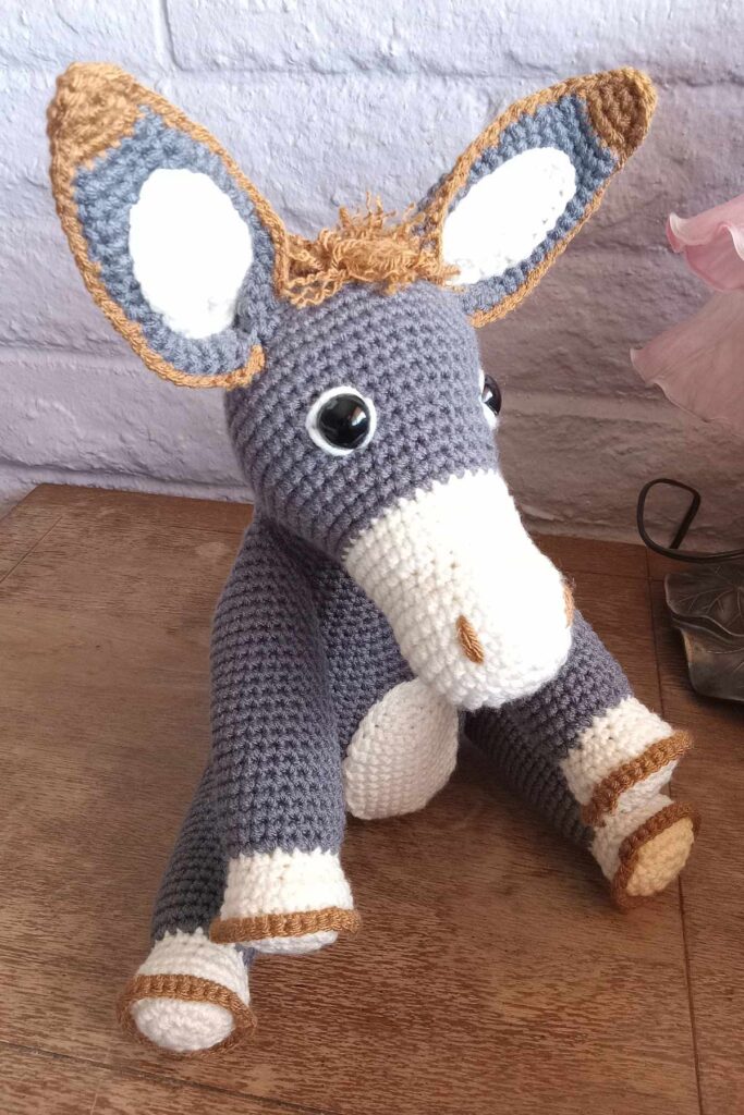 Adrienne's crochet donkey