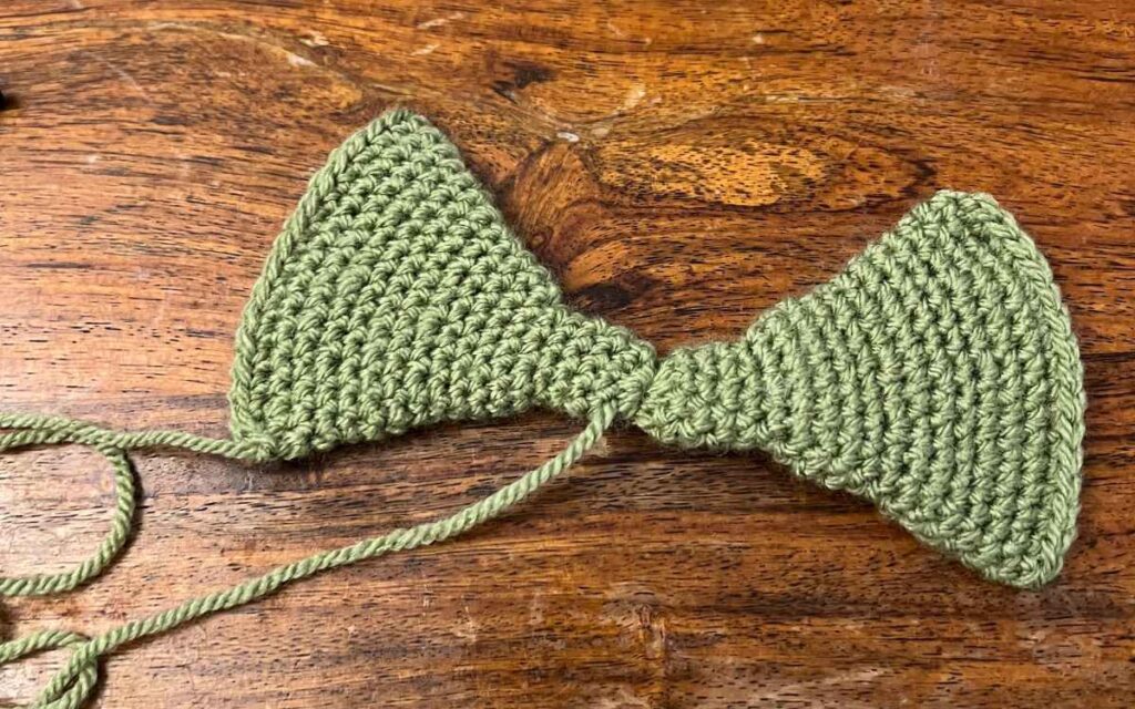 image showing the crochet dragon's wings