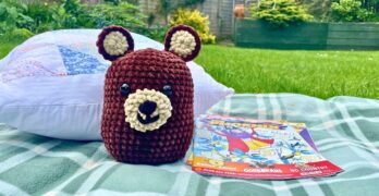 free squishy crochet bear pattern header
