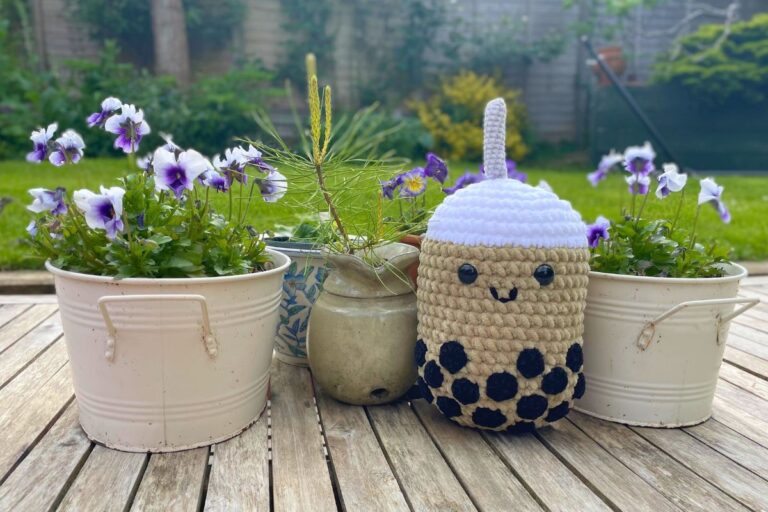 Squishy Crochet Bubble Tea Pattern