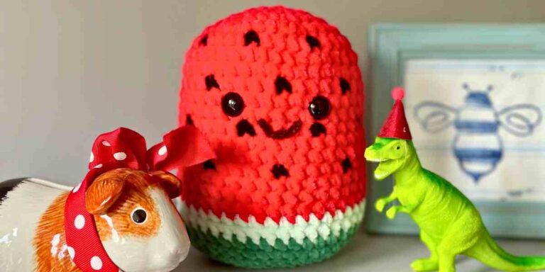 Free Squishy Crochet Watermelon Pattern