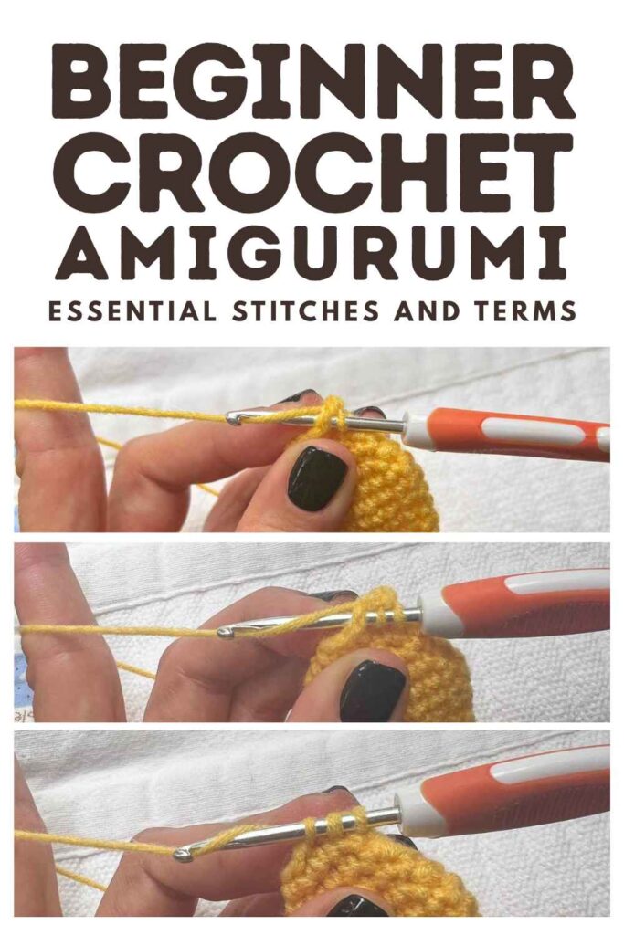 photo of beginner crochet amigurumi stitches
