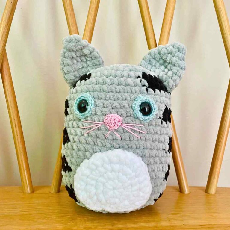 Squishy Crochet Tabby Cat Pattern