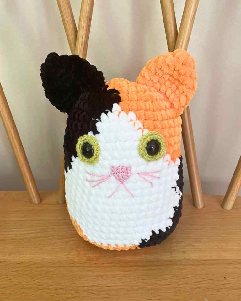 Squishy Crochet Calico Cat Pattern