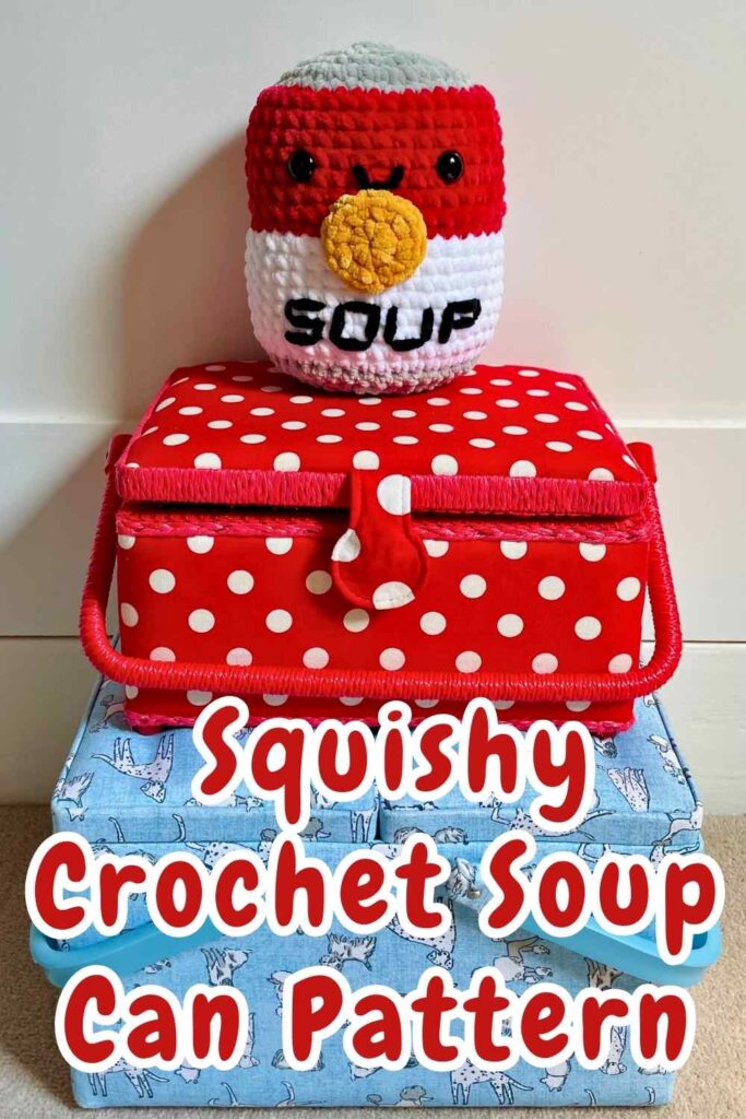 squishy crochet soup can pattern