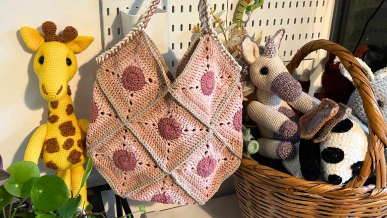 Easy Spotty Crochet Bag Pattern