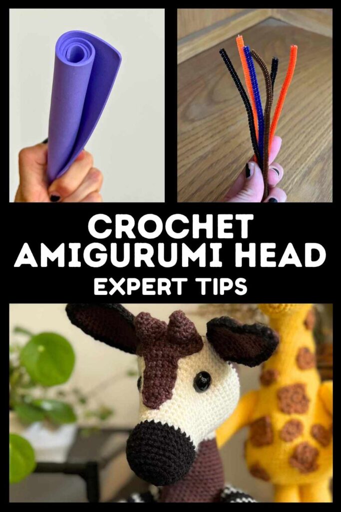 photo of equipment for attaching amigurumi heads