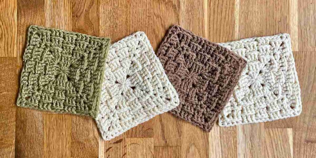 basket weave stitch crochet granny square header