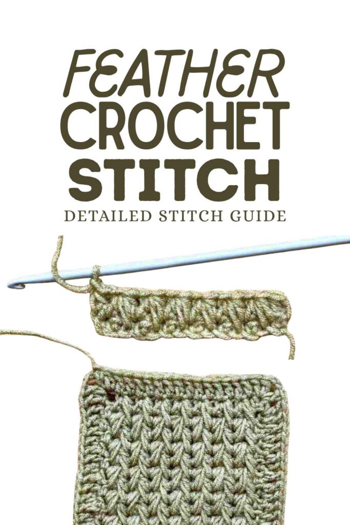 photos of feather stitch crochet