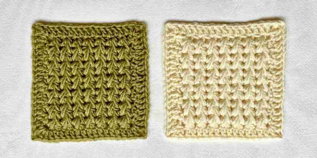 feather stitch granny square header