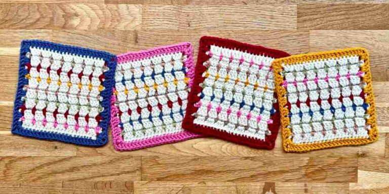 block stitch granny square header