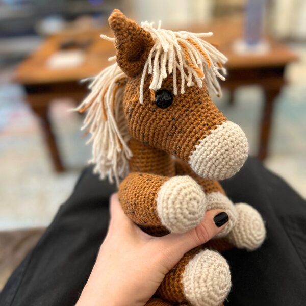 crochet shetland pony by Lucy Kate