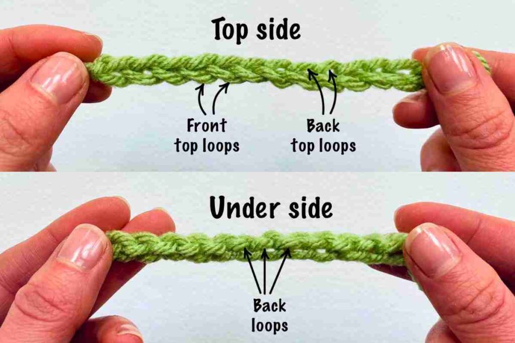 anatomy of a chain stitch