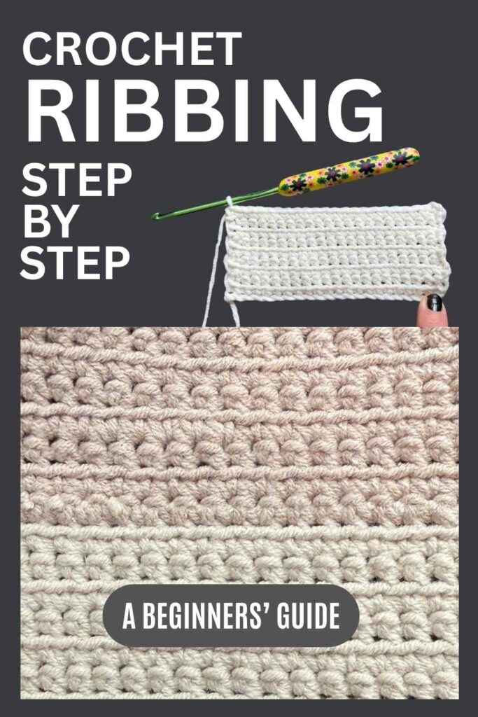 photo of crochet ribbing
