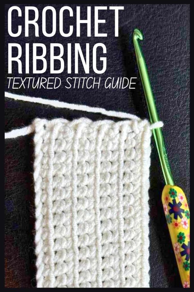 photo of crochet ribbing