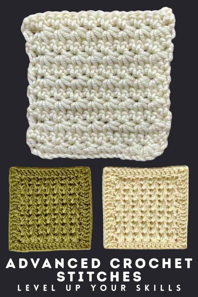 photo of advanced crochet stitch samples