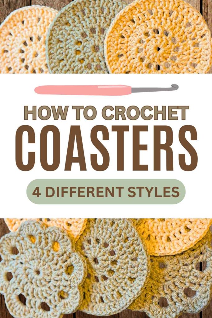 PHOTO Of crochet coasters
