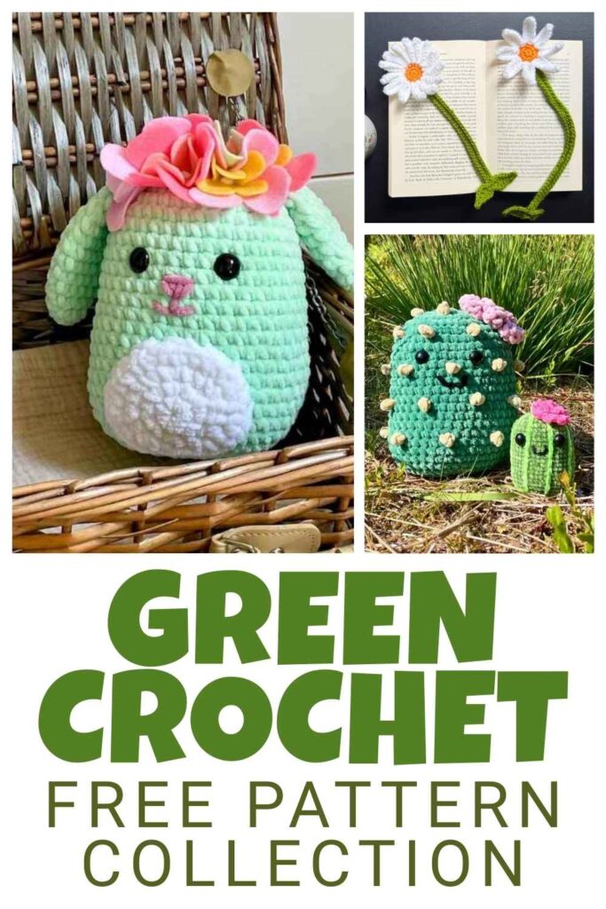 photos of green yarn crochet ideas