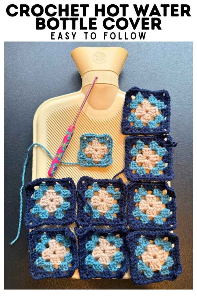 photo of constructing a hot water bottle cover