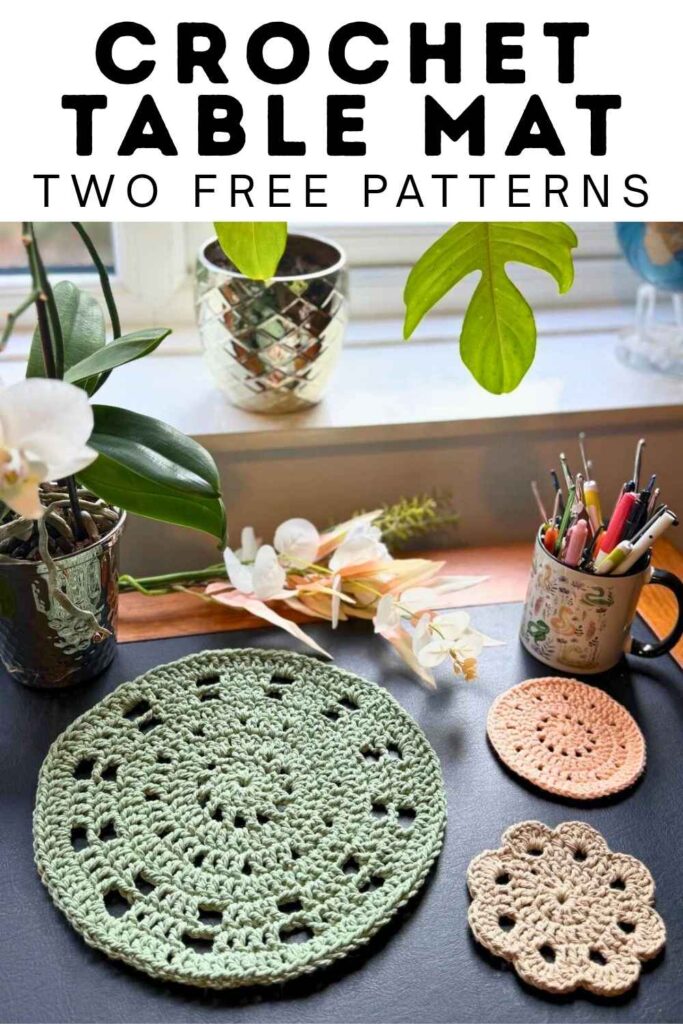 photo of crochet table mats