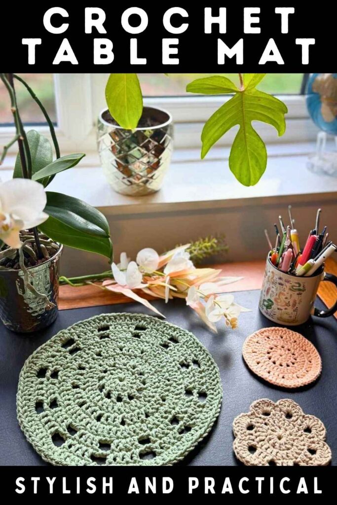 photo of crochet table mats