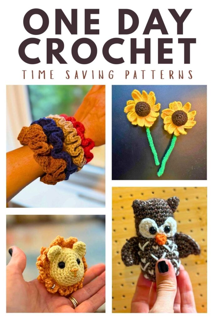 photos of one day crochet projects