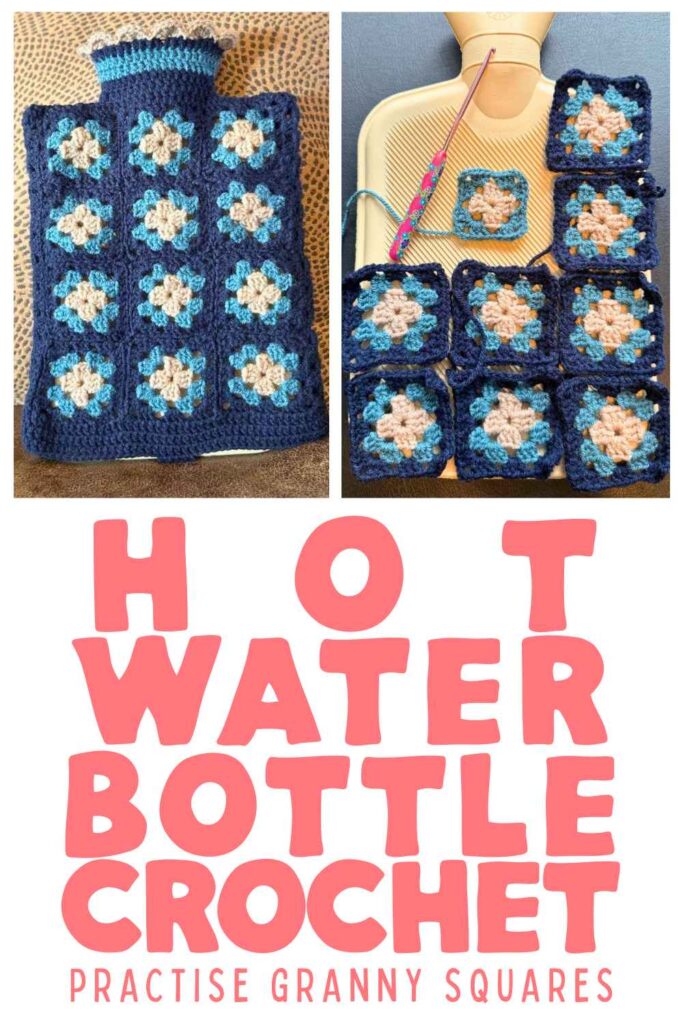 photos of crochet hot water bottle