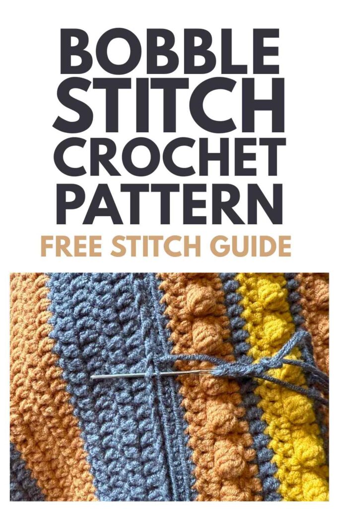 photo of bobble stitch crochet